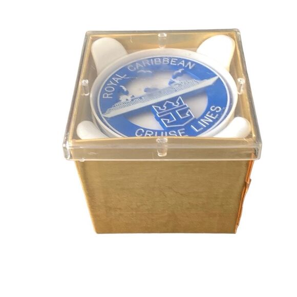 Vintage Royal Caribbean Cruise Coasters Set Lot of 8 With Holder/Box Take a Sip - Picture 7 of 14